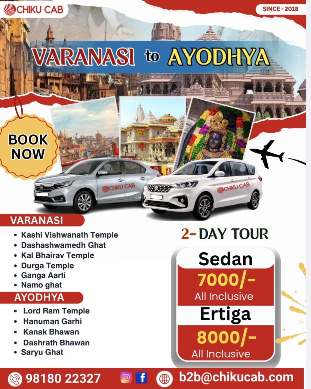 2 Days Varanasi to Ayodhya Tour Package